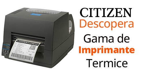 Imprimanta etichete cu transfer termic